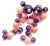 1980s Pair of Cartier Rose Gold Coral Amethyst Diamond Delices De Goa Earrings For Sale - Image 16 of 17
