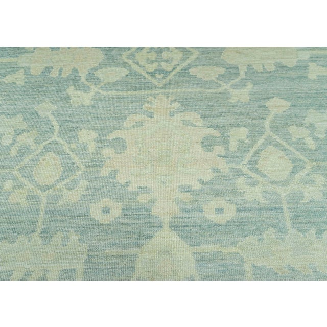 Turkish Turkish Oushak Rug 8'11" x 11'11" #20084 For Sale - Image 3 of 8