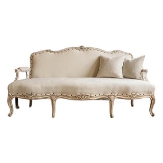 1920s Vintage Fully Refurbished Louis XVI Style Settee For Sale