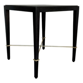Currey & Co. Modern Black Verona End Table For Sale