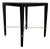 Currey & Co. Modern Black Verona End Table For Sale