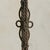 Metal 1940s French Iron Rope Motif Floor Lamp with Linen Shade For Sale - Image 7 of 8