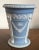 Wedgwood Antique Edwardian Wedgwood Light Blue Jasperware Vase For Sale - Image 4 of 10