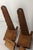 Mid-Century Modern Mid-Century Primitive Rustic Brown Wood Wall-Mounted Shelf Sconces – Pair For Sale - Image 3 of 13