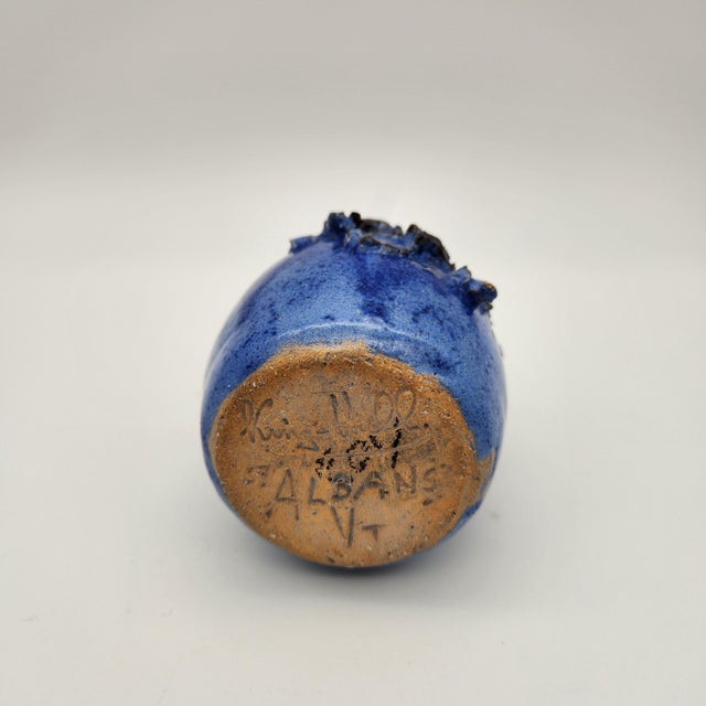 Mid-Century Modern Mid 20th Century Studio Pottery Albans Weed Pot For Sale - Image 3 of 10