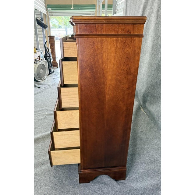 Monumental Lane Cherry 18-Drawer Chest of Drawers For Sale In Raleigh - Image 6 of 16