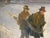 Albert Stagura, Lumberjack in the Snow, Oil Painting on Canvas For Sale - Image 12 of 13