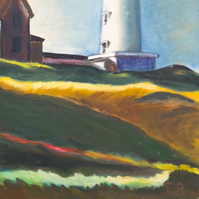 1990s Lighthouse on a Hill - Tomoko Parry, C. 1990s For Sale - Image 5 of 10