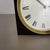 Metal Modernist Wood and Brass Table or Wall Clock from Junghans, Germany, 1970s For Sale - Image 7 of 18