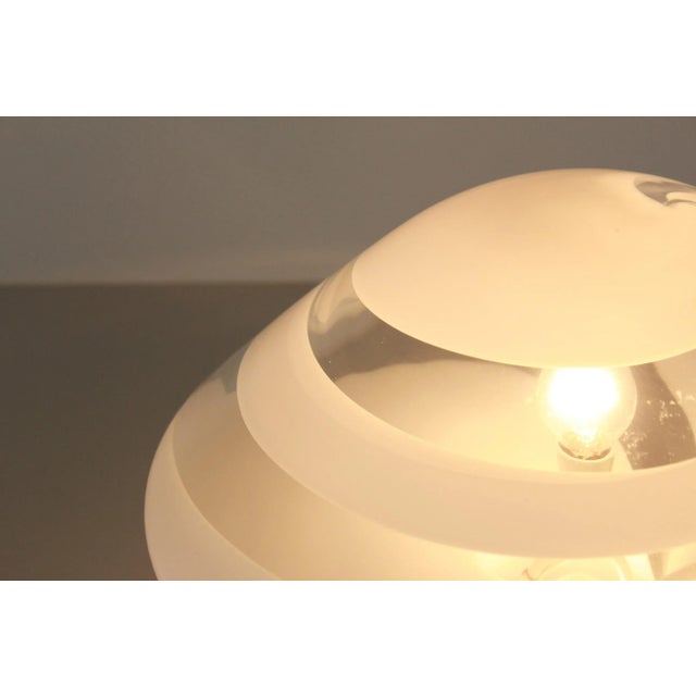 1970s Murano Glass Mottan Mushroom Lamp For Sale - Image 5 of 12