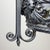 Art Nouveau Revival Wrought Iron Chandelier with Floral Stained Glass, Italy, 1950s For Sale - Image 16 of 18