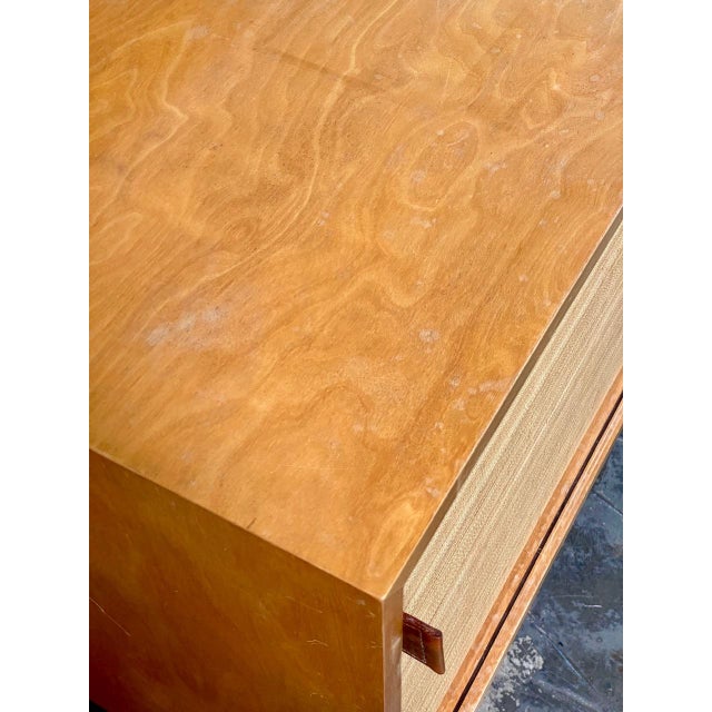 Sideboard Model 116 in Birch and Raffia by Florence Knoll for Knoll International, 1957 For Sale - Image 13 of 17