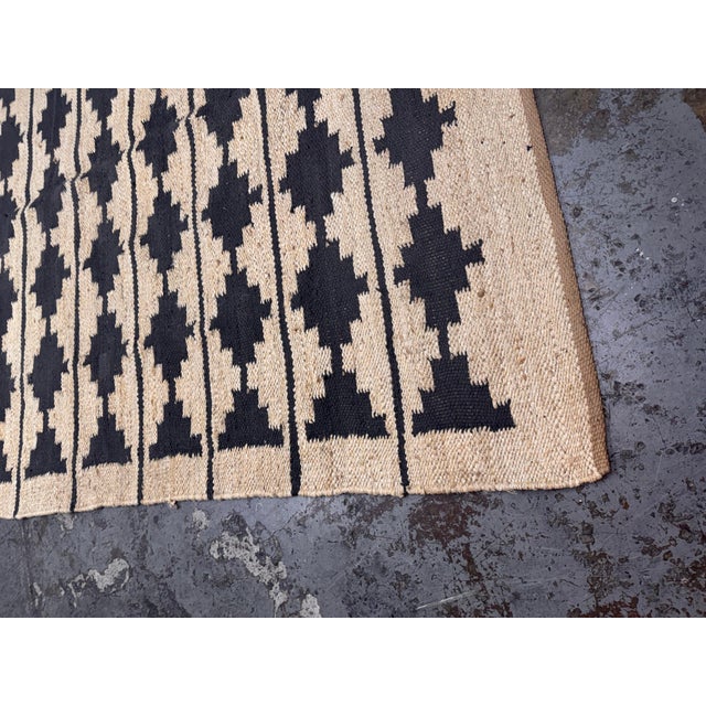 8ft 4in × 9ft 12in Rejuvenation Bowen Jute & Wool Flatweave Rug For Sale - Image 9 of 12