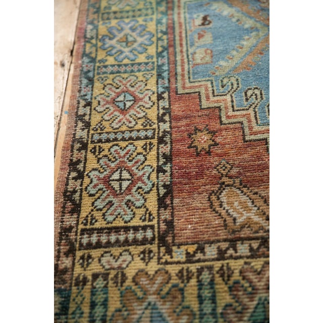 1960s Vintage Distressed Anatolian Rug Runner - 3'7" x 10'1" For Sale - Image 5 of 9