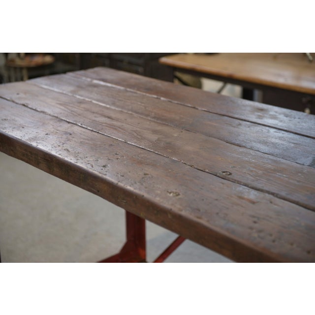 Vintage Industrial Workbench, 1950s For Sale - Image 6 of 15