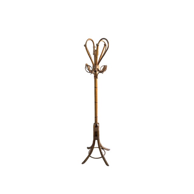 Rattan Coat Hanger, 1960s For Sale - Image 10 of 10