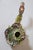 19th-Century French Champlevé Enamel Gilt Brass Candleholder With Green Onyx Inset For Sale In Raleigh - Image 6 of 8