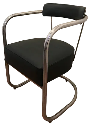 Nr 33 Steel Chrome Chair by Hans and Wassily Luckhardt attributed to Mucke-Melder, 1930s