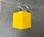 Postmodern Yellow Prism Shape Floor or Table Lamp from Heico, 1980s For Sale - Image 4 of 18