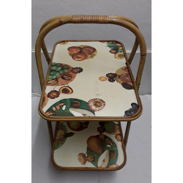 Bamboo Tray or Serving Table, 1960s For Sale - Image 6 of 7