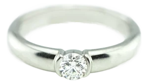 Tiffany & Co Etoile Platinum Diamond Ring Size 5