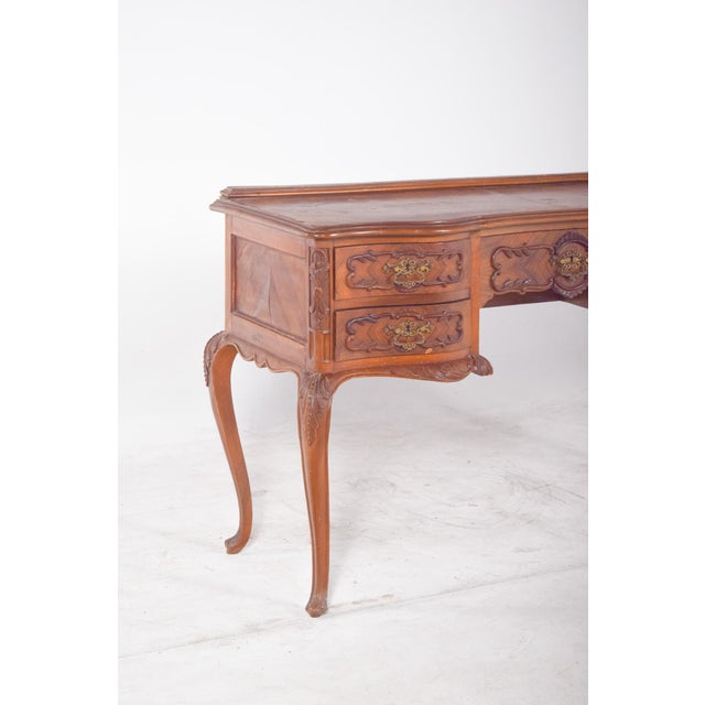 Vintage Dressing Table in Carved Wood, 1920s For Sale - Image 6 of 12