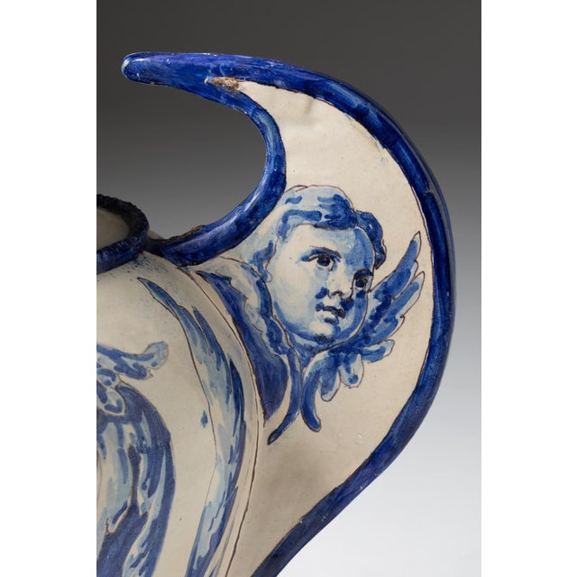 Antique Talavera De La Reina Faience Pot, Spain, 1800s For Sale - Image 3 of 8