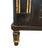 Mid 20th Century Mid-Century Regency / Directoire Style Black & Gilt Painted Cabinet / Bookcase / Bar With Inset Wire Screen & Key, Attrib. To Baker Furniture For Sale - Image 5 of 12