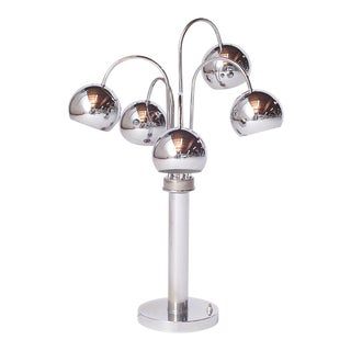 Chrome Table Lamp by Reggiani, Italy For Sale