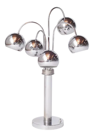 Chrome Table Lamp by Reggiani, Italy