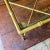 Brass Pair of Maison Bagues Style Faux Bamboo Solid Brass Side Tables For Sale - Image 8 of 8