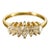 14k Yellow Gold Marquise Cut Natural Diamond Ring For Sale