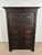 19th Century Baroque Oak Fall-Front Cabinet with Deep Carved Decoration For Sale - Image 17 of 18
