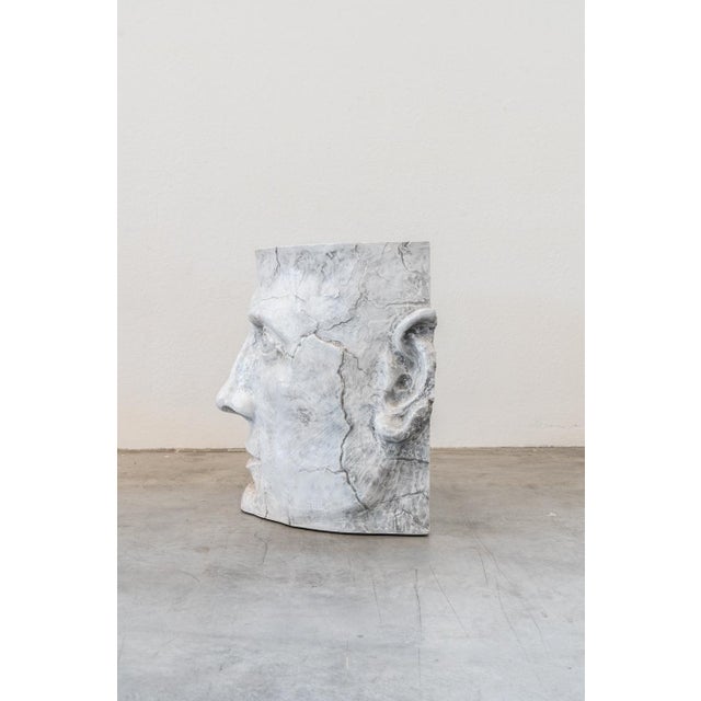 Carrara Marble Sculpture Cabinet For Sale - Image 9 of 17