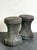 Vintage Boho Made Goods “Freda” Concrete Over Fiberglass Low Stools - A Pair For Sale - Image 10 of 12