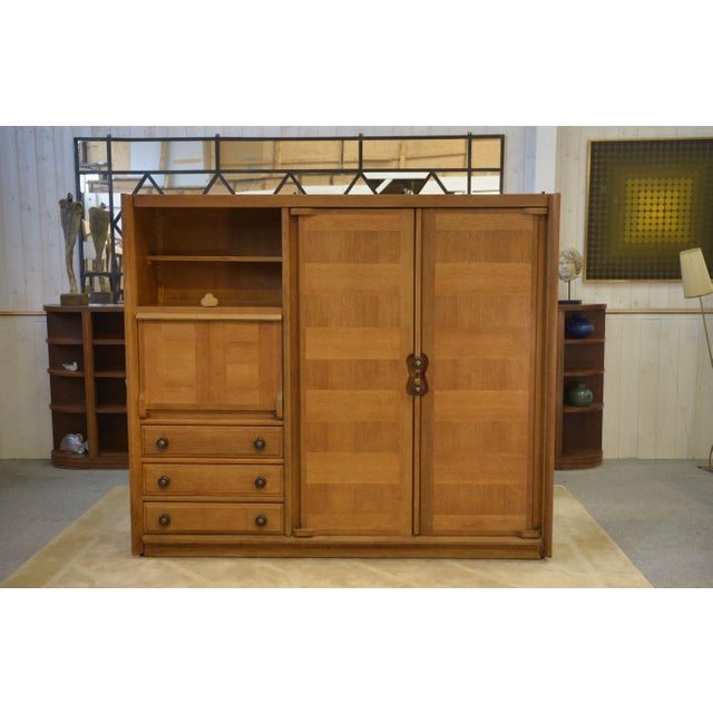 Secretary Cabinet by Guillerme and Chambron for Your Home, 1950s For Sale - Image 6 of 9