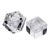 Vintage Geometric Crystal Votive Candle Holders - Pair (Includes Signed Rosenthal) For Sale