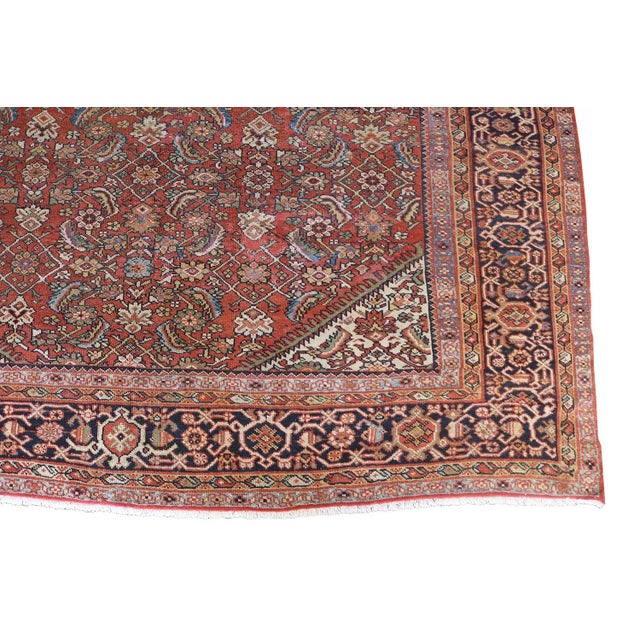 Circa early 20th century rug. Mahal Persian carpets from the 19th century and turn of the 20th century have become perhaps...