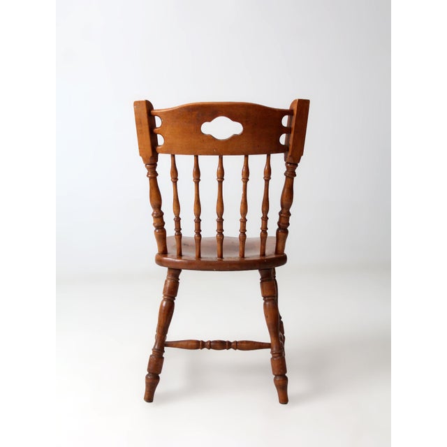 Wood Antique Richardson Brothers Colonial Revival Side Chair For Sale - Image 7 of 13