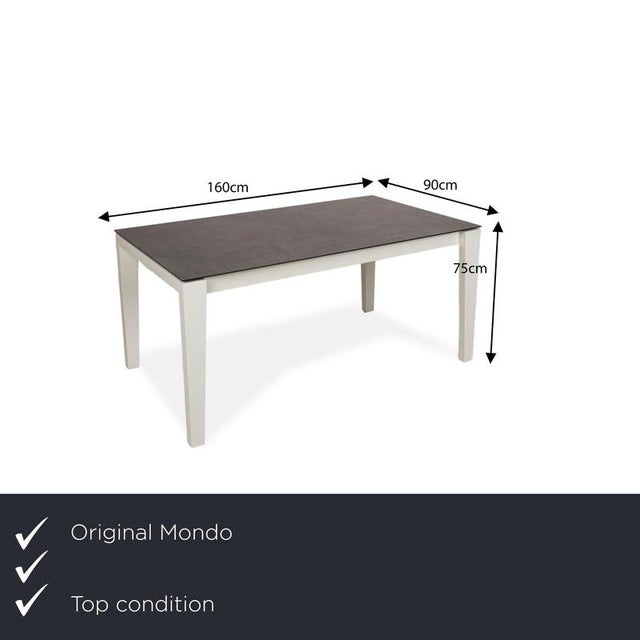 The Qbis table from Mondo has a modern design and combines the materials metal and synthetic resin in an excellent...