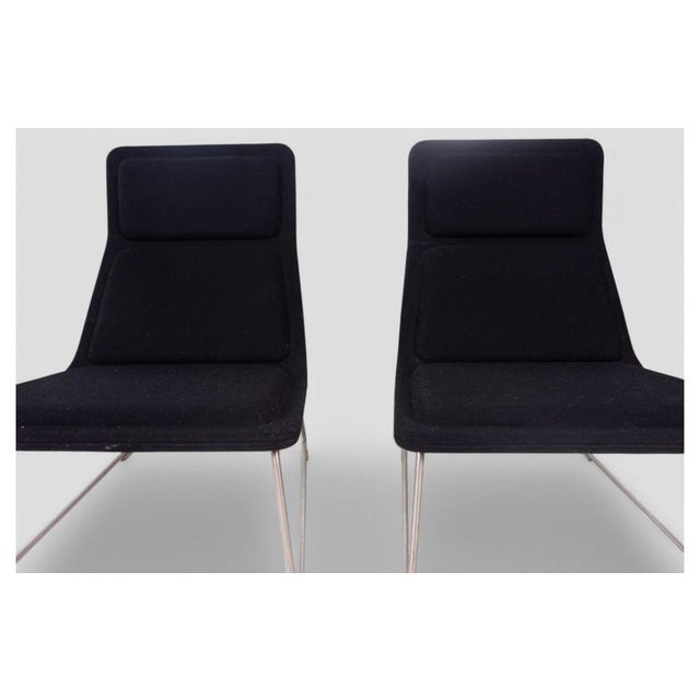Textile Low Lounge Chairs by Jasper Morrison for Cappellini, Set of 2 For Sale - Image 7 of 9