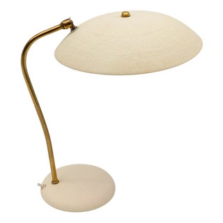 Mid-Century Modern Table Lamp in Brass, 1950s For Sale