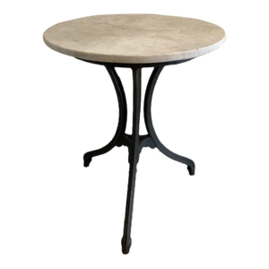 1920s Marble Top Side Table