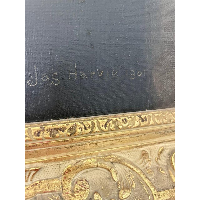 Portrait of a Gentleman, 1901, Oil on Canvas, Framed For Sale - Image 10 of 14