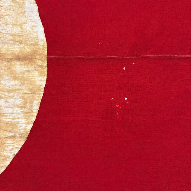 Large Vintage Sewn Wool Flag of Tunisia For Sale - Image 4 of 6