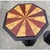 Wood Vintage Art Deco Inlaid Wood Pedestal For Sale - Image 7 of 7