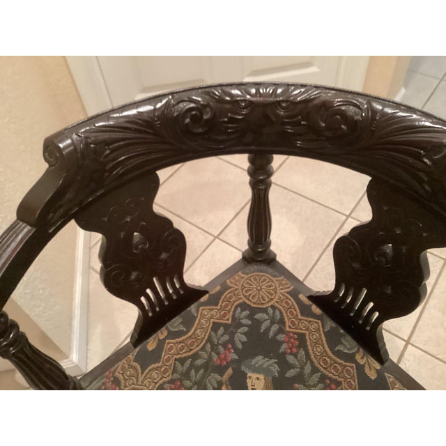 VIntage Corner Chair For Sale - Image 10 of 12