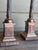 White Pair of Vintage Neoclassical Carved Water Giltwood Columns With Natural Specimen For Sale - Image 8 of 10