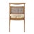 Brown Mount Airy Janus Mid Century Walnut and Cane Dining Chairs - Set of 4 For Sale - Image 8 of 10