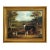 Greyhound and King Charles Spaniel Print on Canvas in Antiqued Gold Frame- 11x14 Framed to 14-1/2" X 17-1/2" For Sale - Image 4 of 4